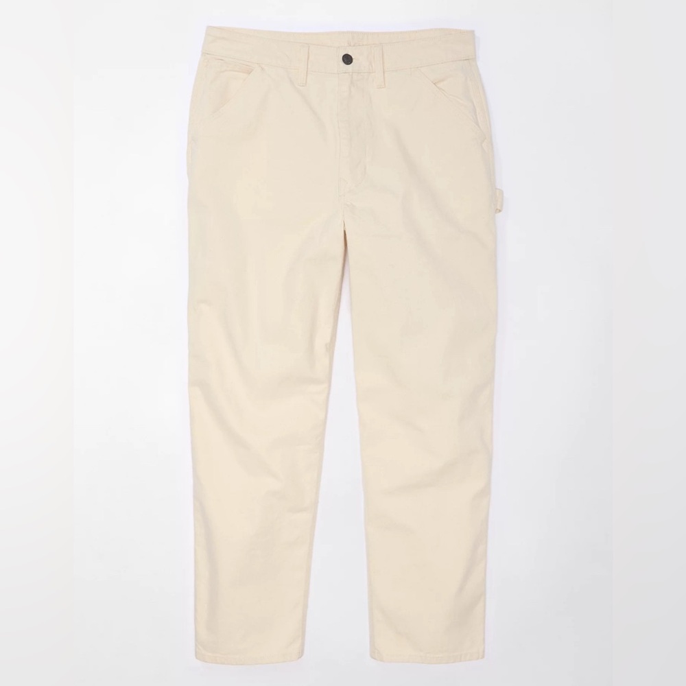 American Eagle AE Flex Carpenter Pant (Cream) 36x32